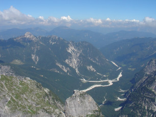 Saiseratal, links der Mittagskofel (Jof di Miezegnot) (2.087m) ,Julische Alpen,