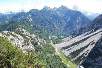 Loiblpass( 1.058m) Aufstieg, Slowenien