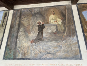 Christus erscheint dem Hl.Franziskus in LaVerna