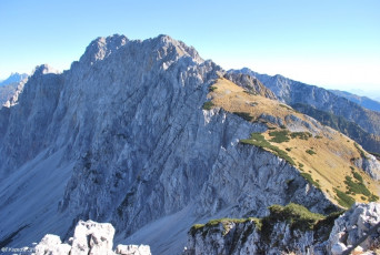 Vertatscha (Vrtača) (2.180m) Grenzberg Österreich - Slowenien