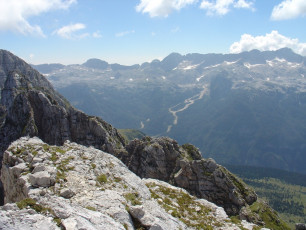 Monte Canin (2.587m), mit Schipiste