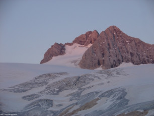 der Hoher Dachstein (2.995m) mit Hallstätter Gletscher