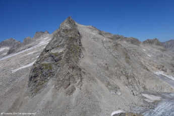 v.links. Schlieferspitze (3.290m) Schliefertürme (3.142m) Schliferkess, Hohe Sonntagsköpfe (3.136m) Krimmler Törlkopf (3.063m) Kl. Sonntagskess