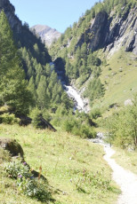 Hier beginnt der Aufstieg ins Umbachtal zur Clarahütte (2.036m)