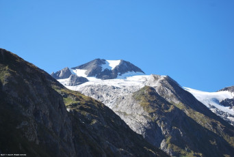 ein Blick zurück Rötspitze( 3.495m)