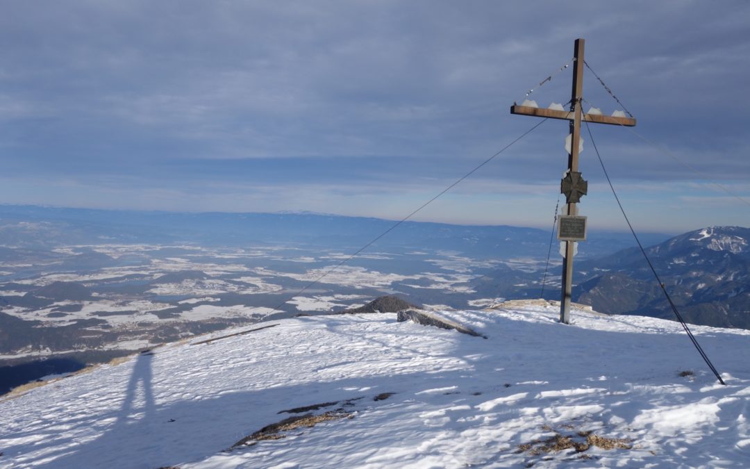 Schaidasattel (1.068m) – Hochobir (2.139m), Karawanken, Schitour