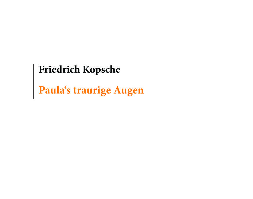 Cover Flipbook_ Paula ’s traurige Augen