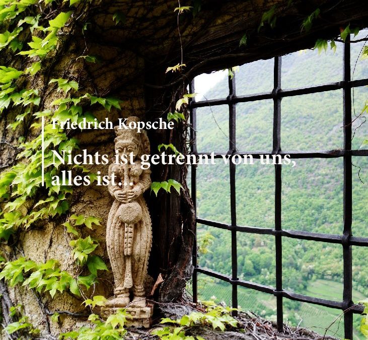 1Nichts ist getrennt von uns, alles ist