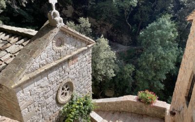 Kloster Eremo delle Carceri, Hl. Franziskus, Assisi, Italien